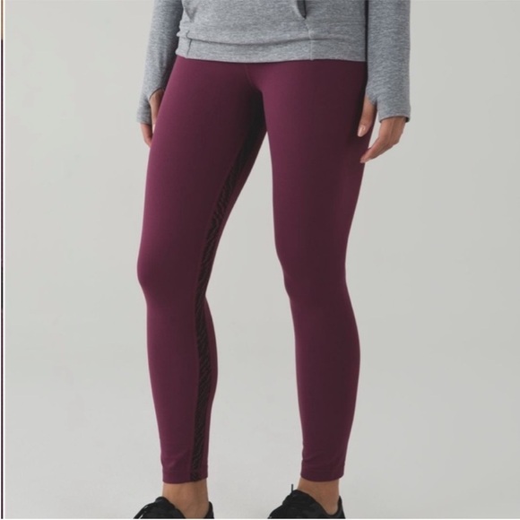 lululemon athletica Pants - Lululemon Align Legging Red Grape / Shifted Horizon Purple